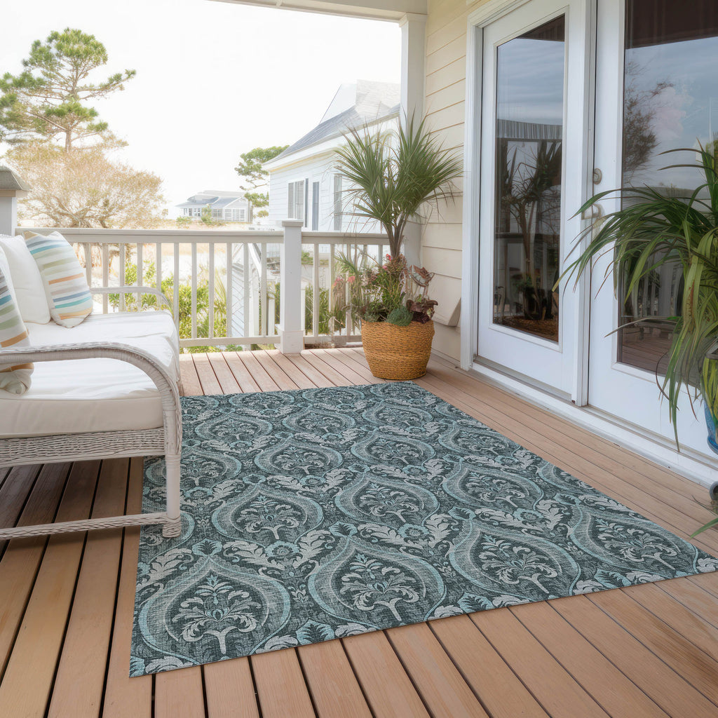 addison chantille acn572 teal rug