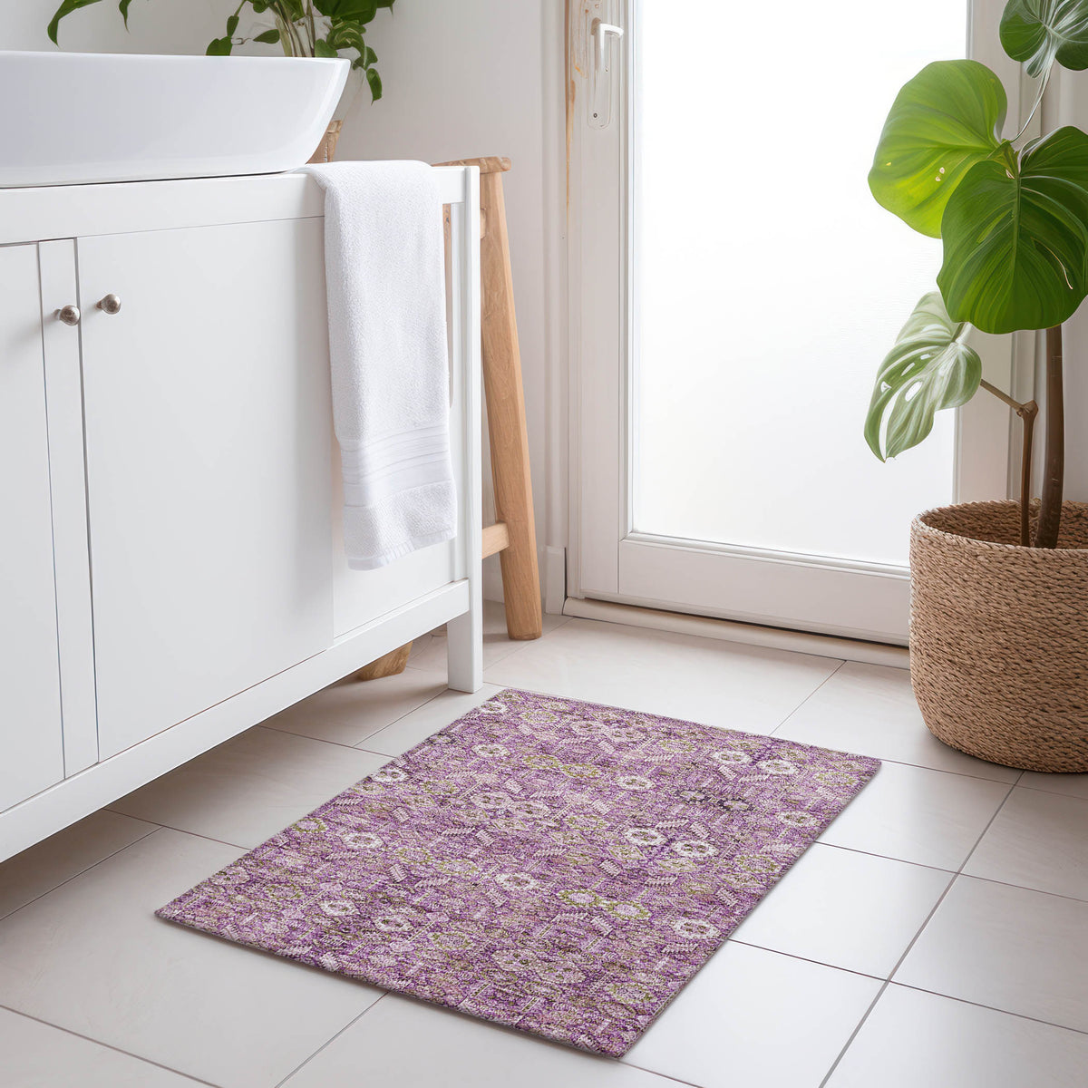 addison chantille acn574 lavender rug