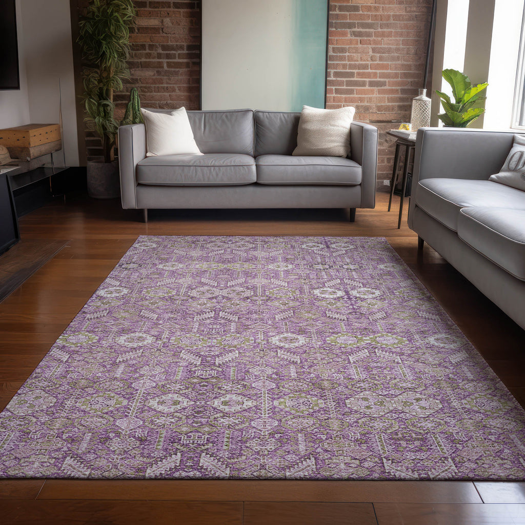 addison chantille acn574 lavender rug