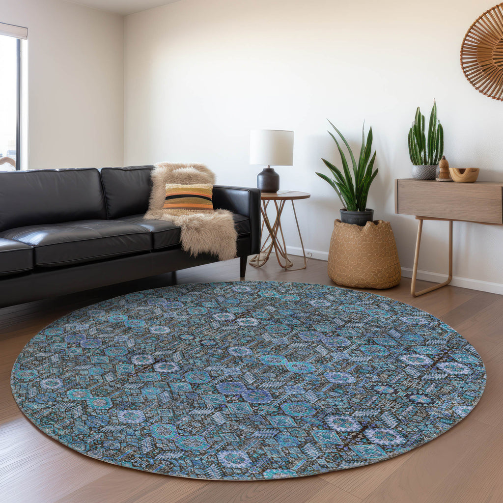 addison chantille acn574 teal rug