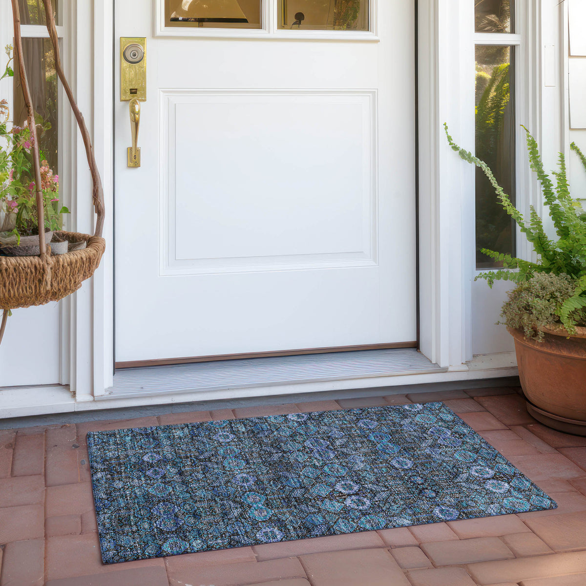 addison chantille acn574 teal rug
