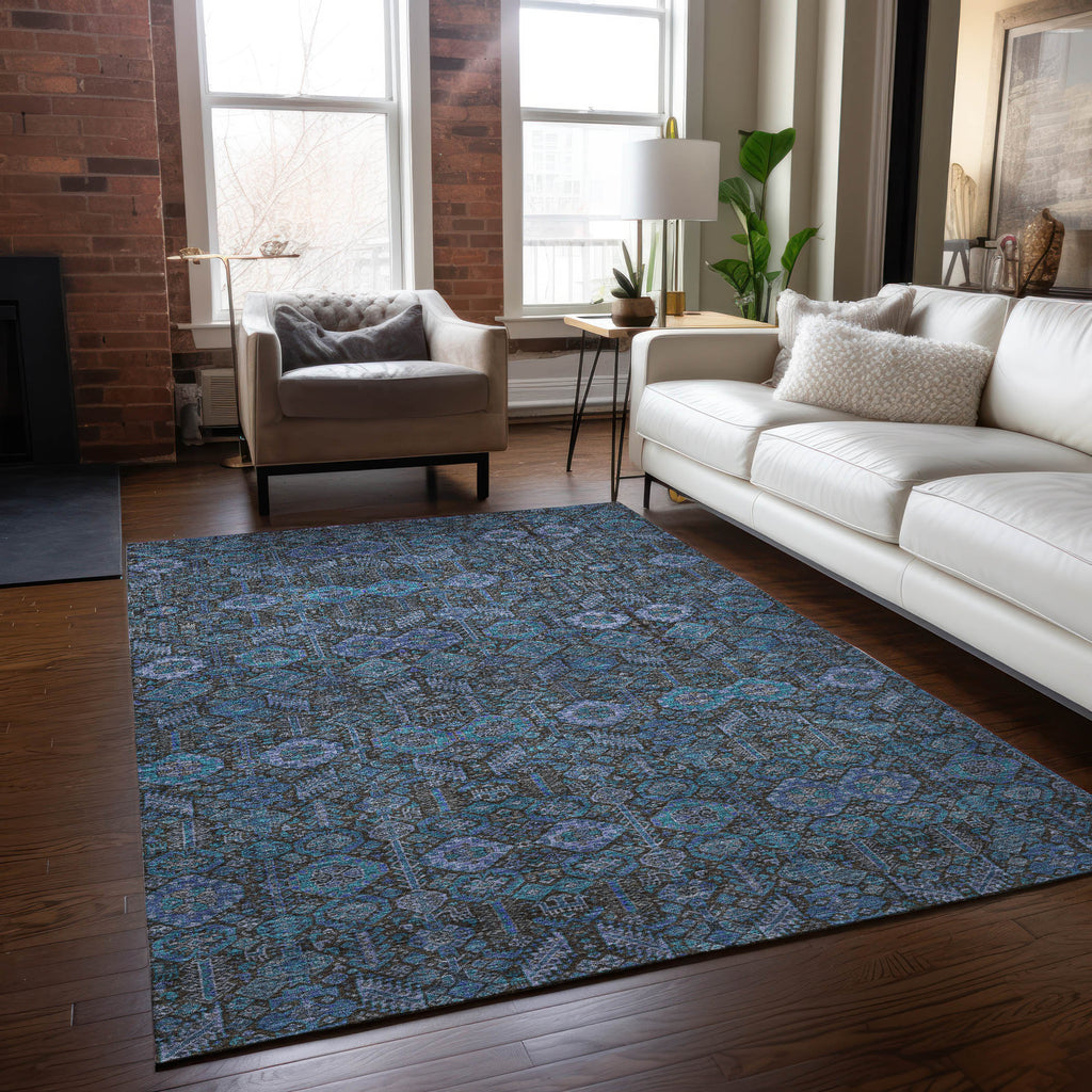 addison chantille acn574 teal rug