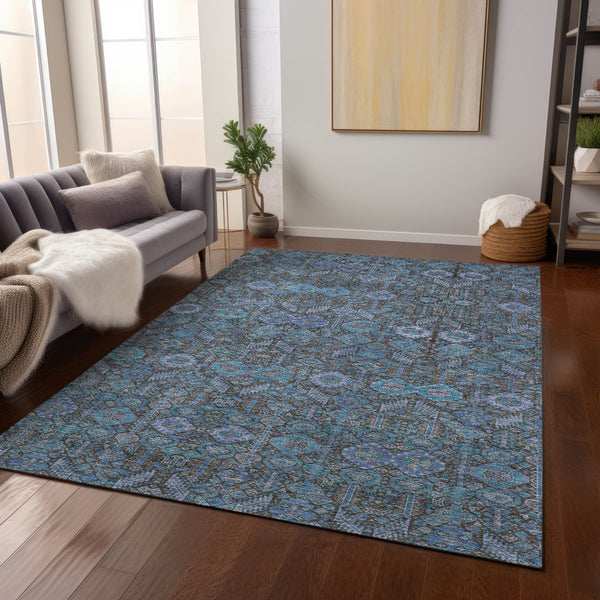 addison chantille acn574 teal rug