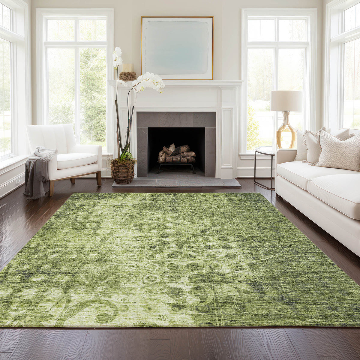 addison chantille acn577 olive rug