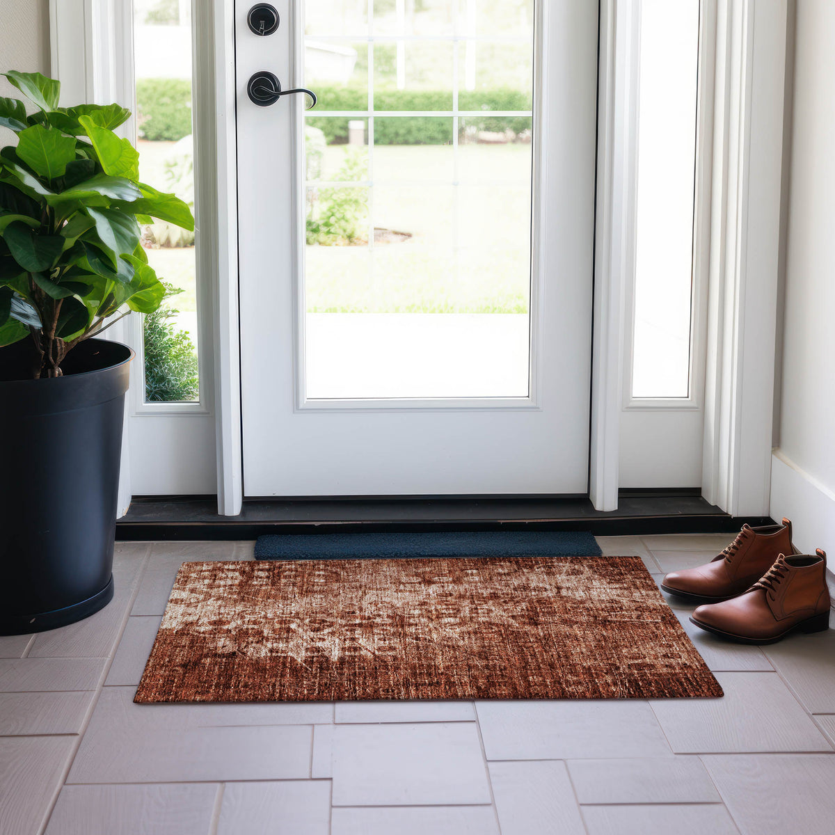 addison chantille acn577 paprika rug