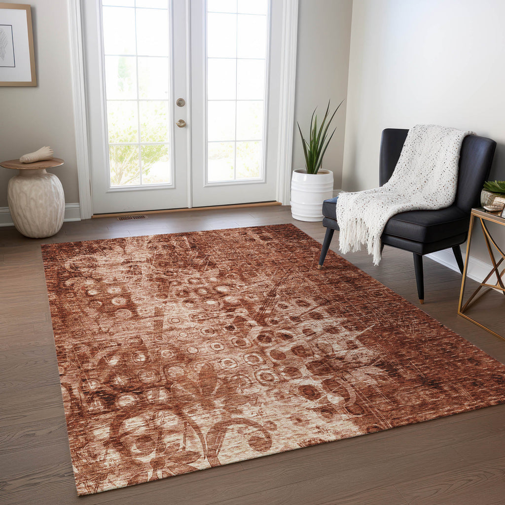 addison chantille acn577 paprika rug