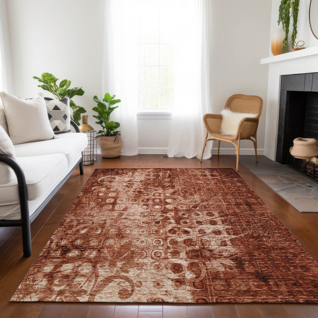 addison chantille acn577 paprika rug