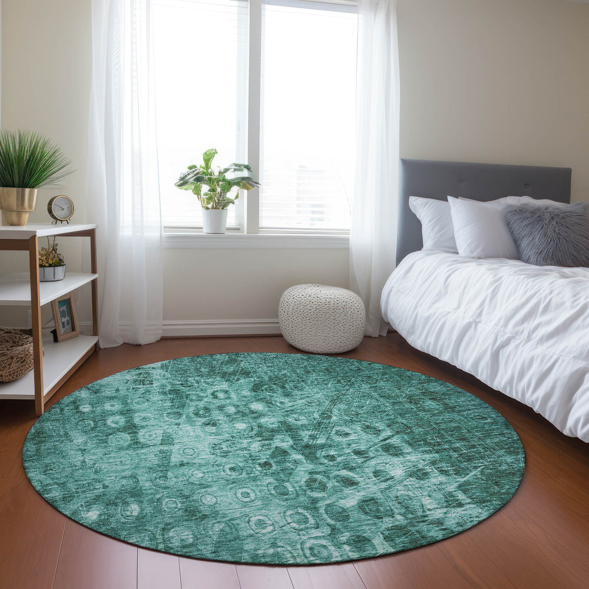 addison chantille acn577 teal rug