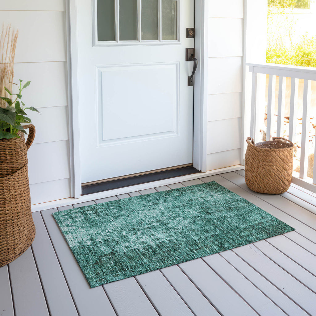 addison chantille acn577 teal rug