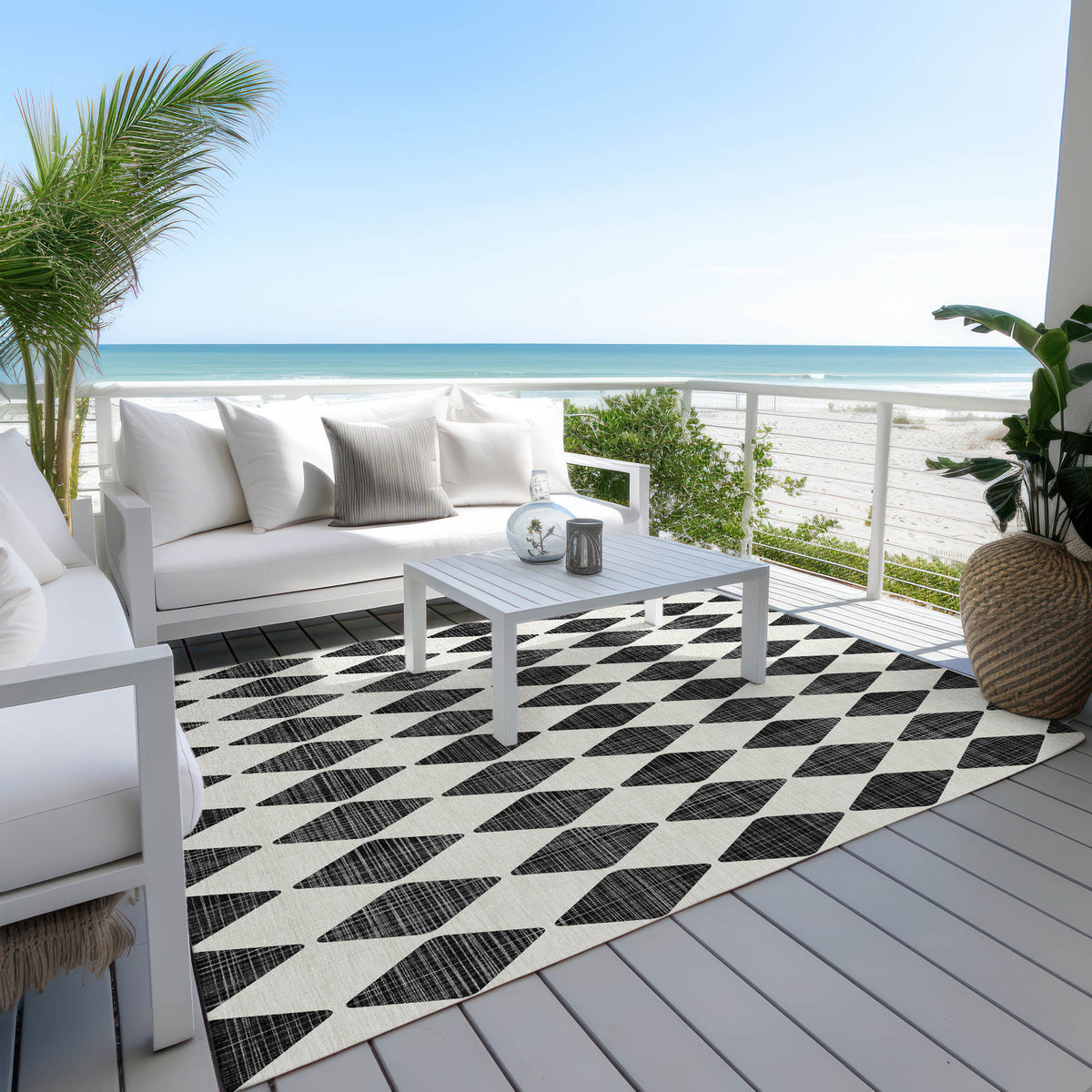 Addison Chantille ACN578 Black Rug