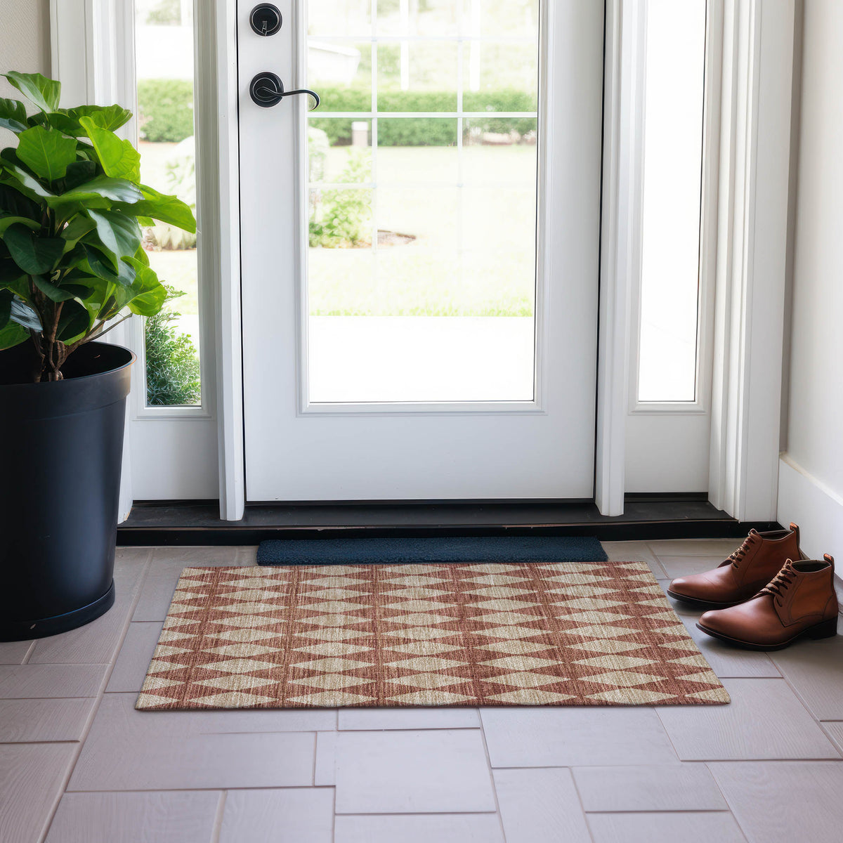 addison chantille acn578 paprika rug