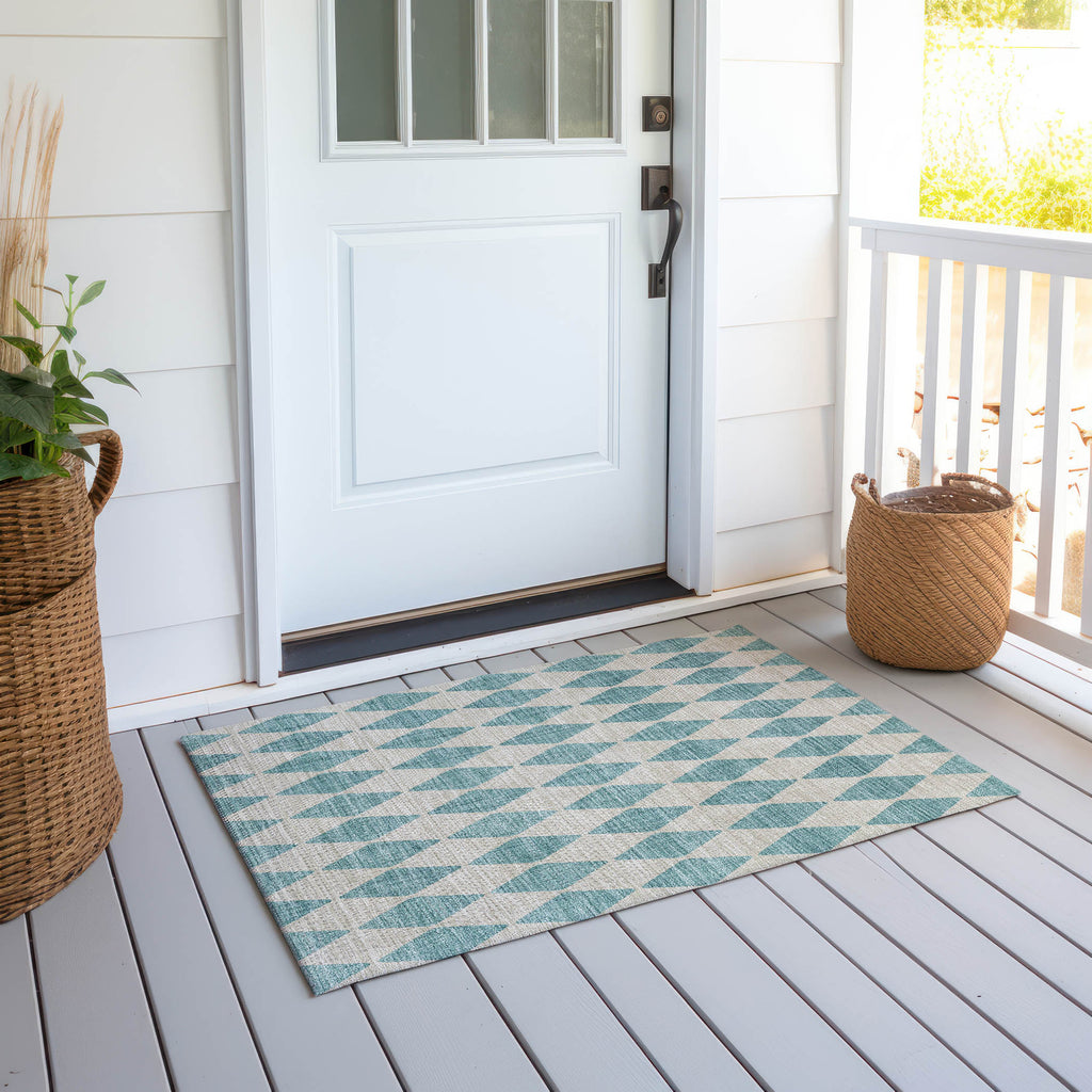 addison chantille acn578 teal rug