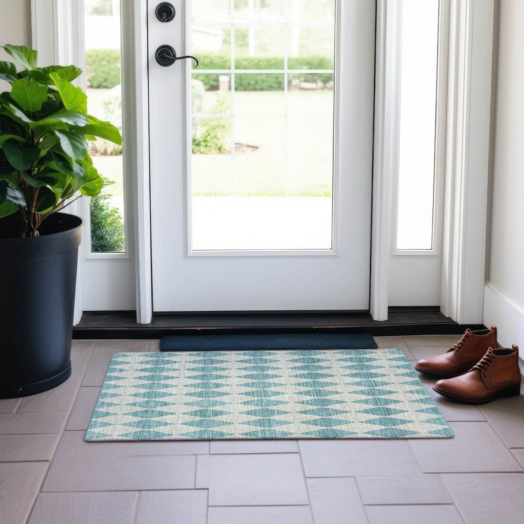 addison chantille acn578 teal rug