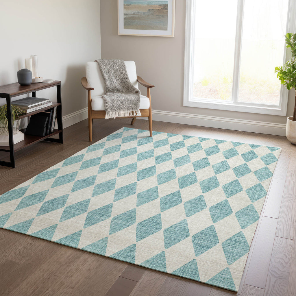 addison chantille acn578 teal rug