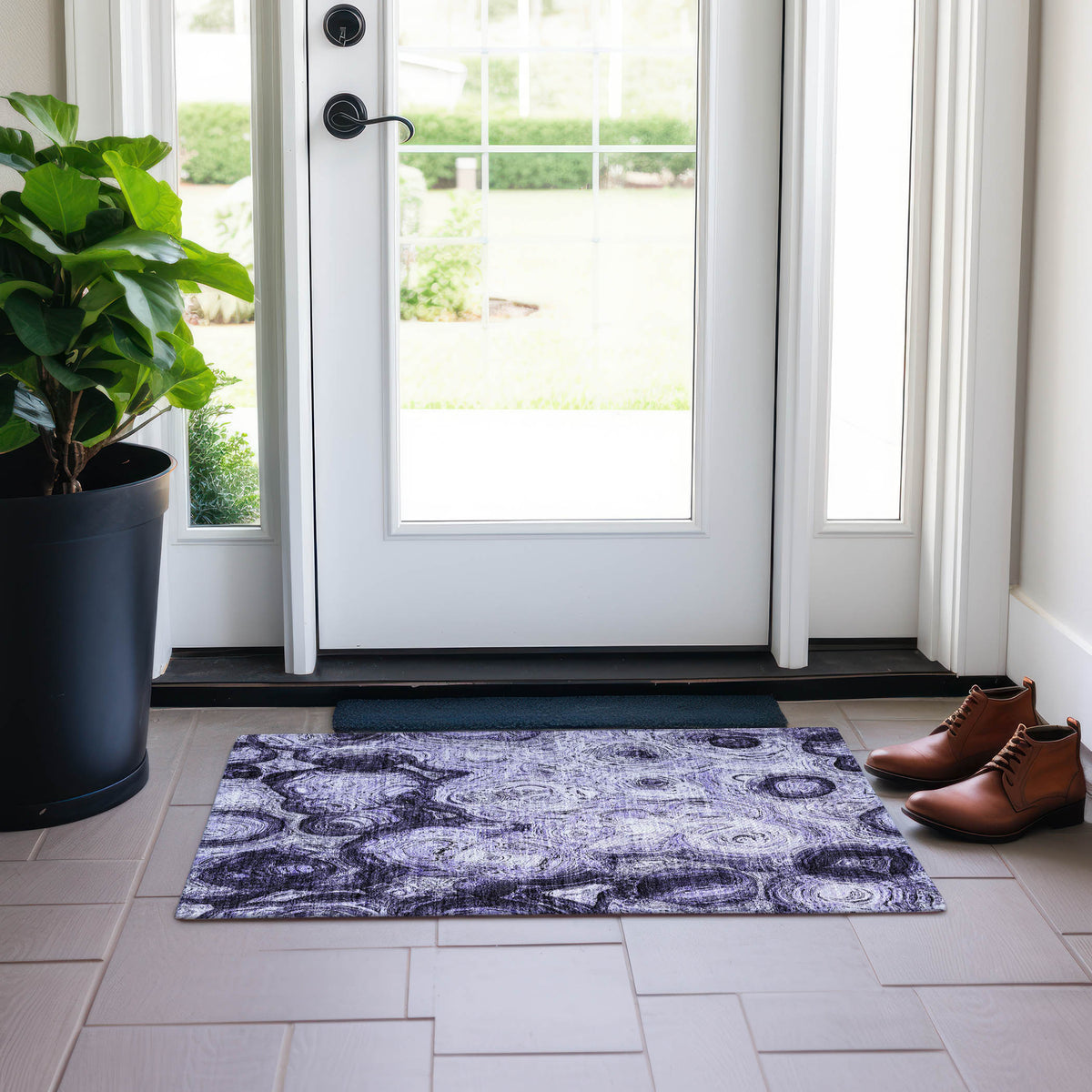 addison chantille acn579 purple rug