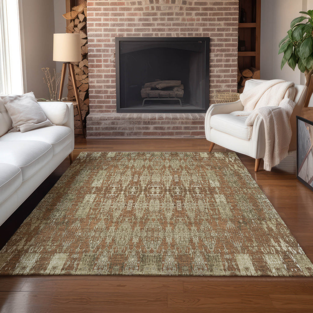 addison chantille acn580 paprika rug