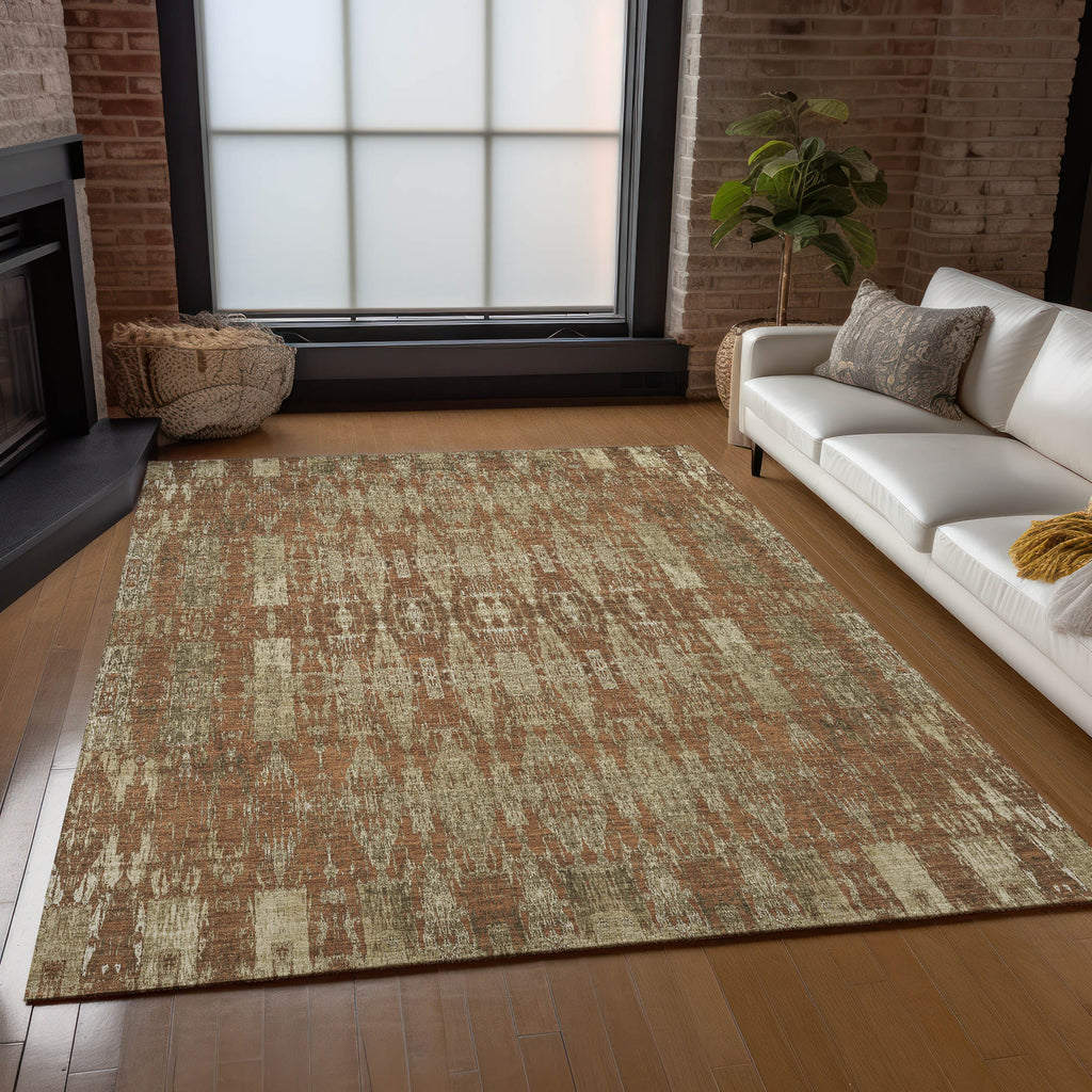 addison chantille acn580 paprika rug