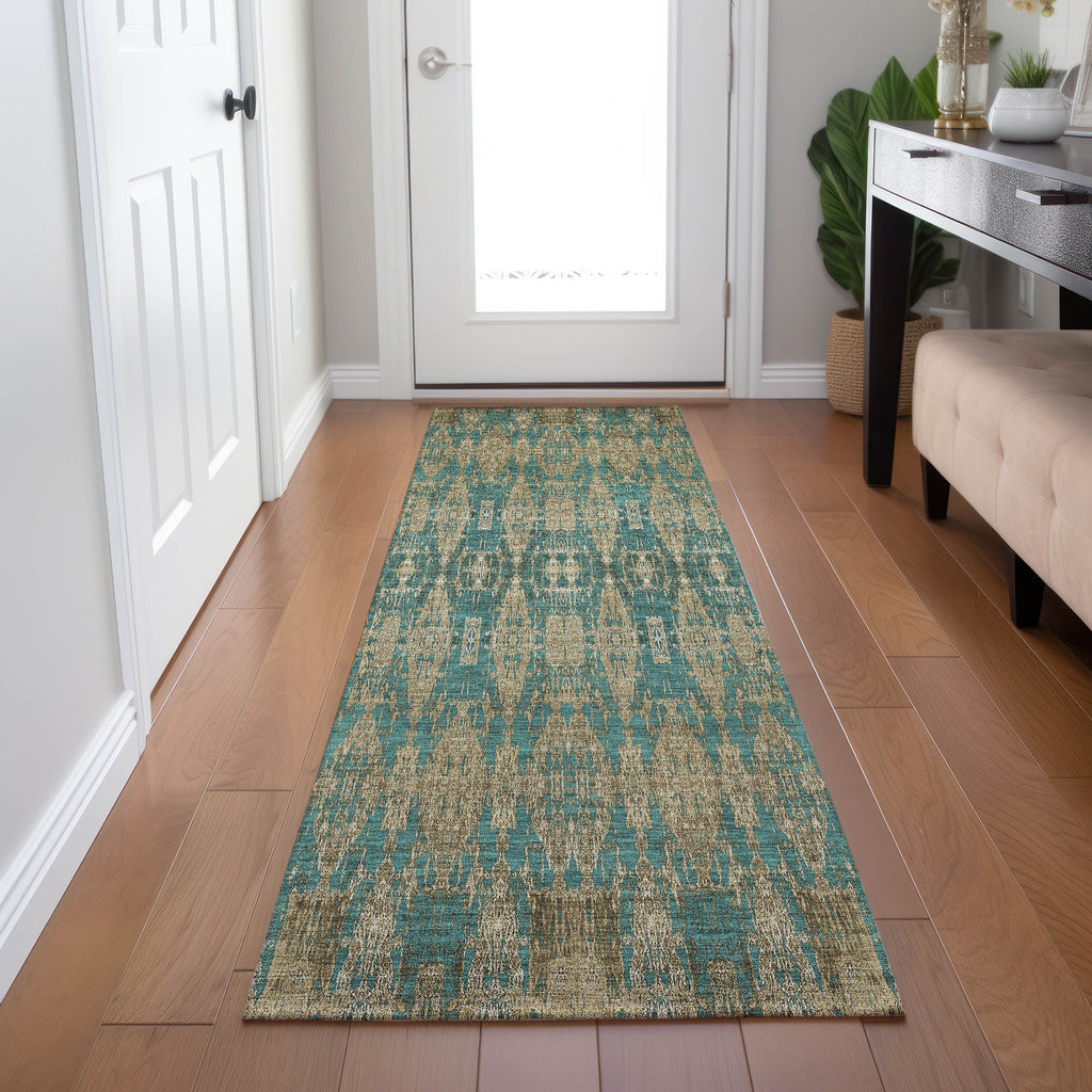 addison chantille acn580 teal rug