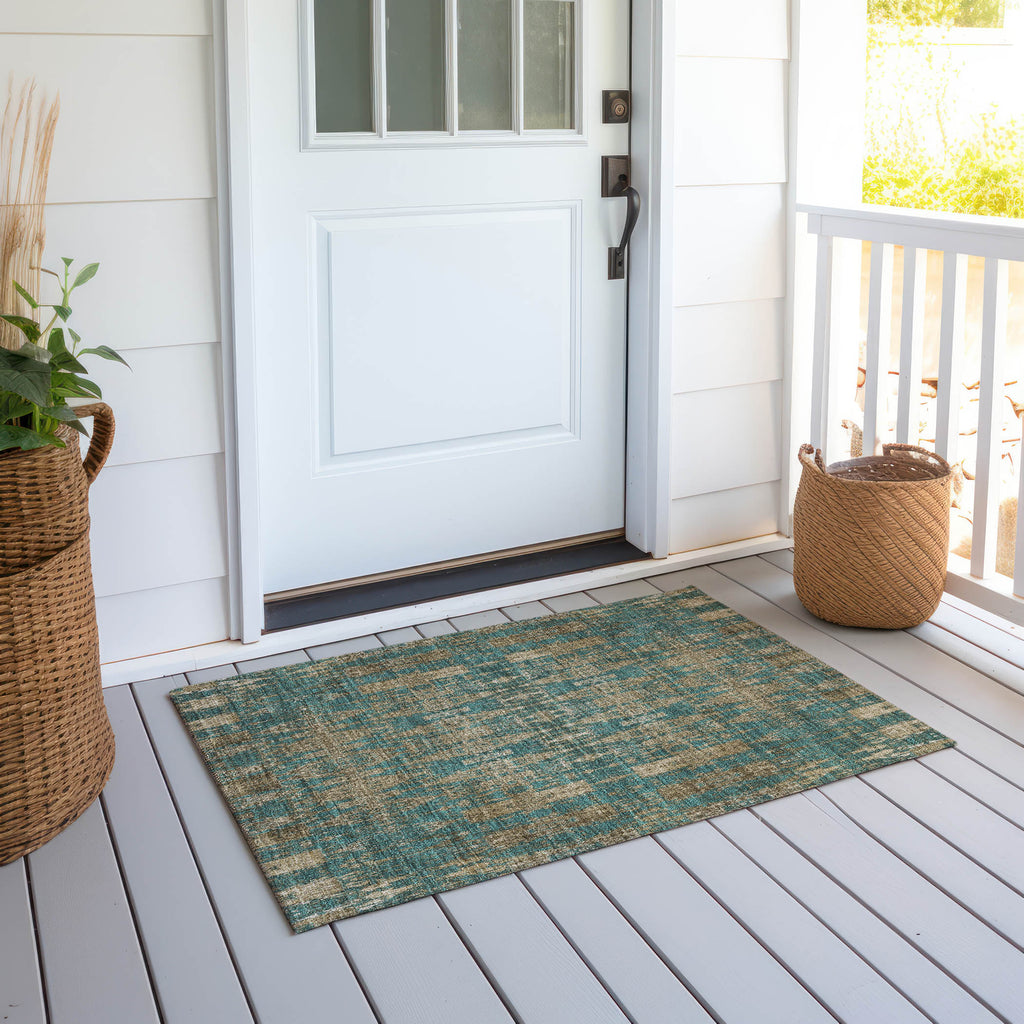 addison chantille acn580 teal rug