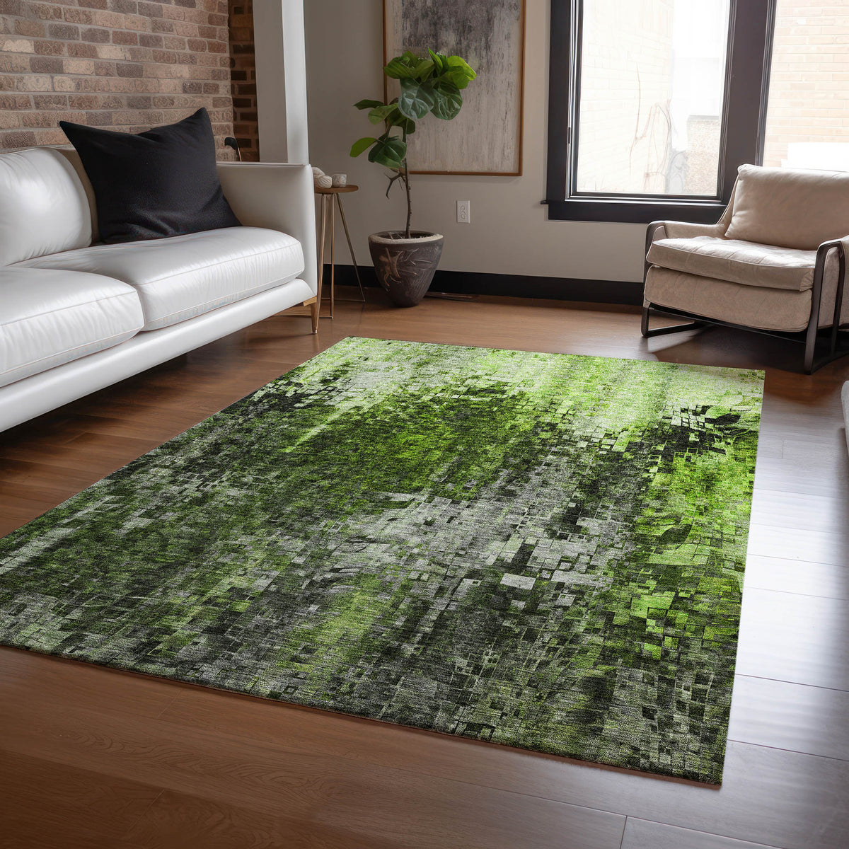 addison chantille acn581 green rug