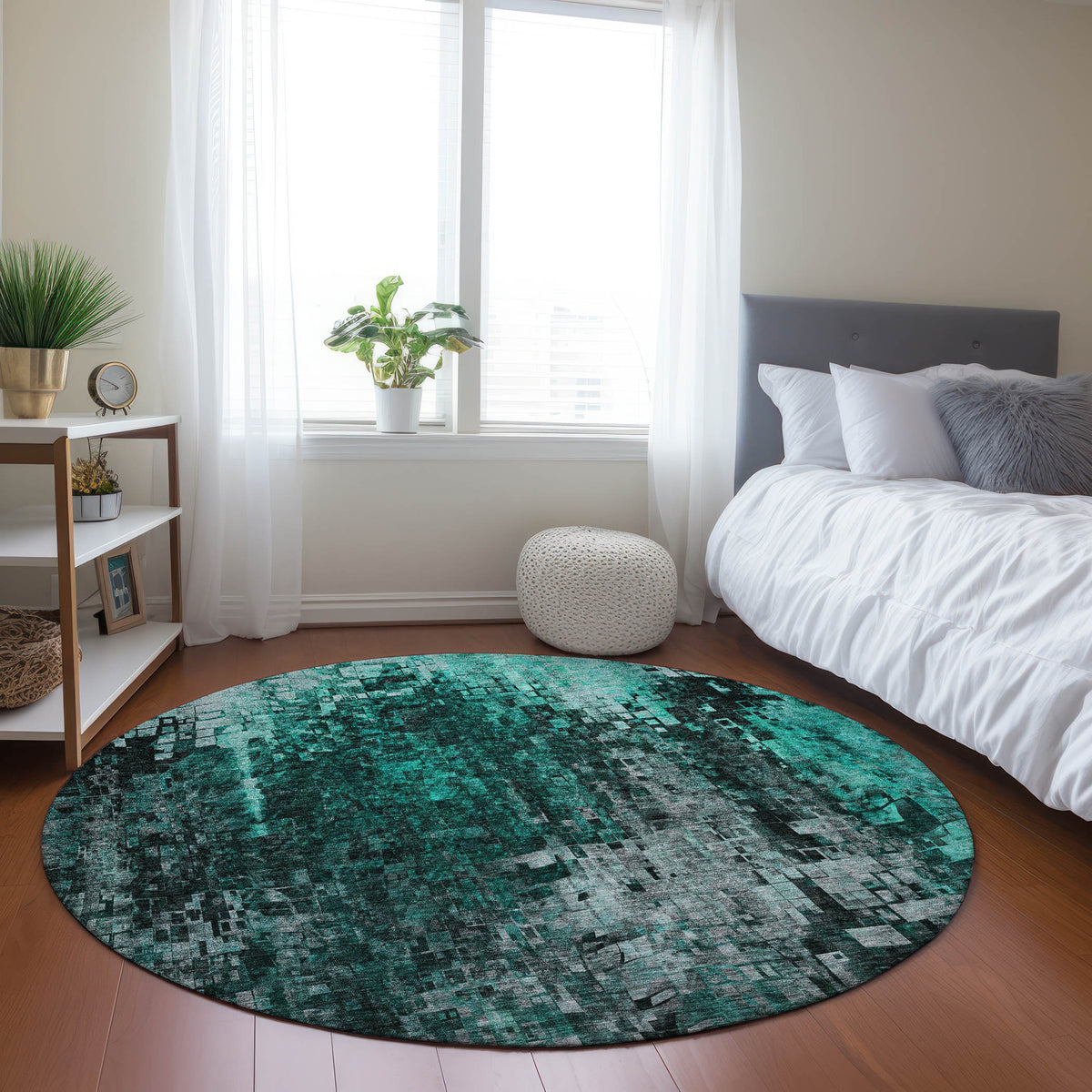 addison chantille acn581 teal rug