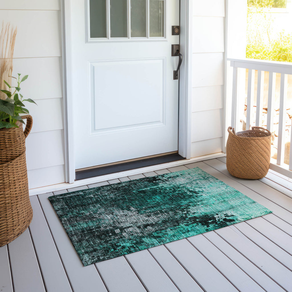addison chantille acn581 teal rug