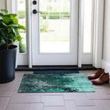 addison chantille acn581 teal rug