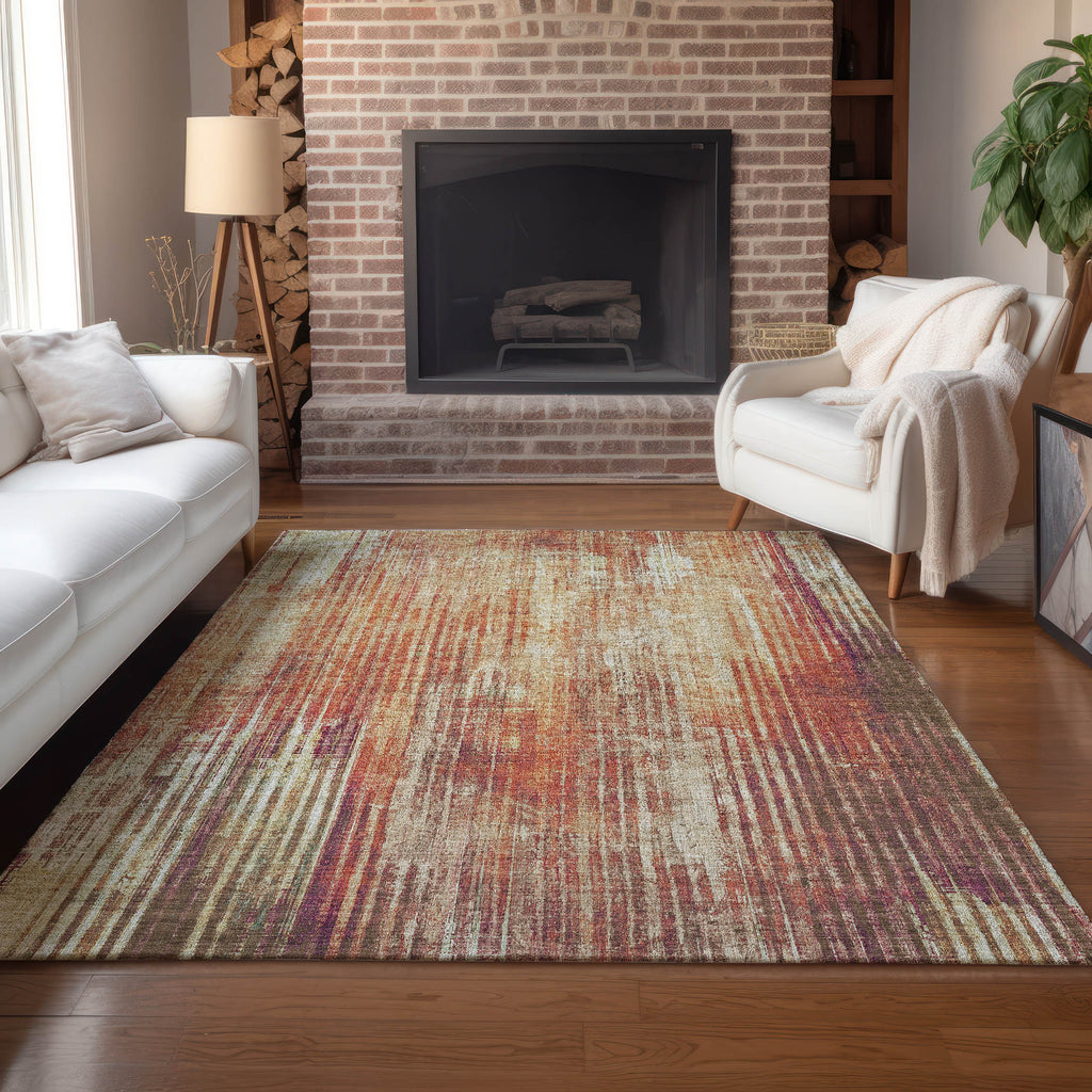 addison chantille acn582 paprika rug