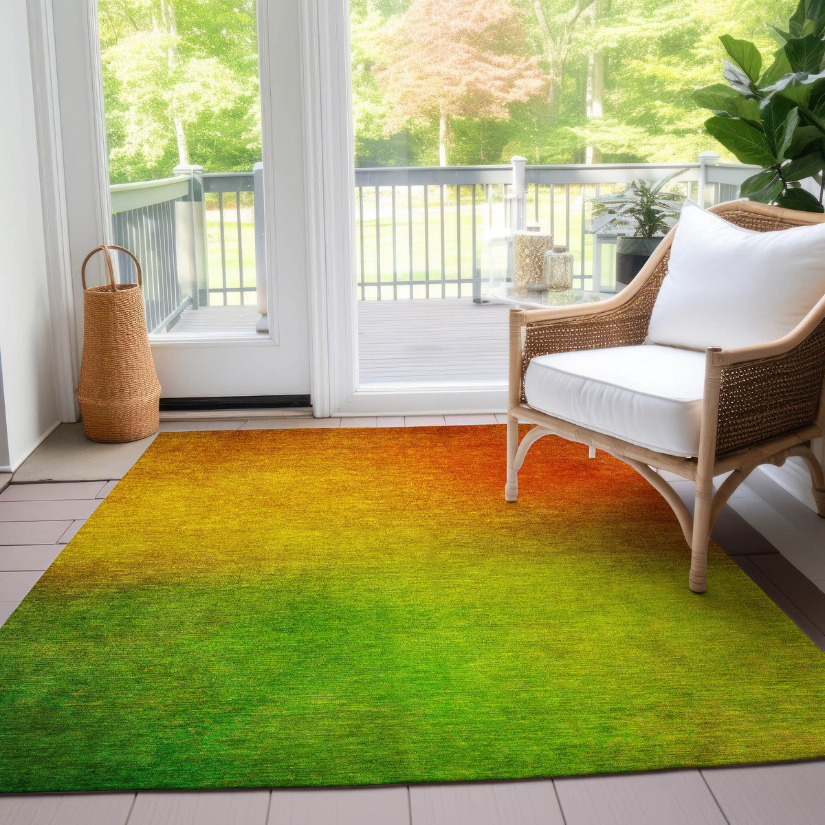 Addison Chantille ACN583 Terracotta Rug