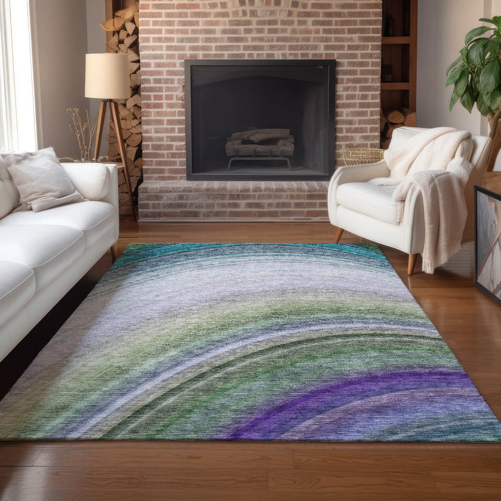 addison chantille acn584 teal rug