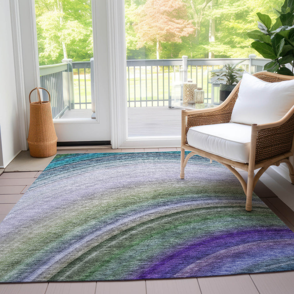 addison chantille acn584 teal rug
