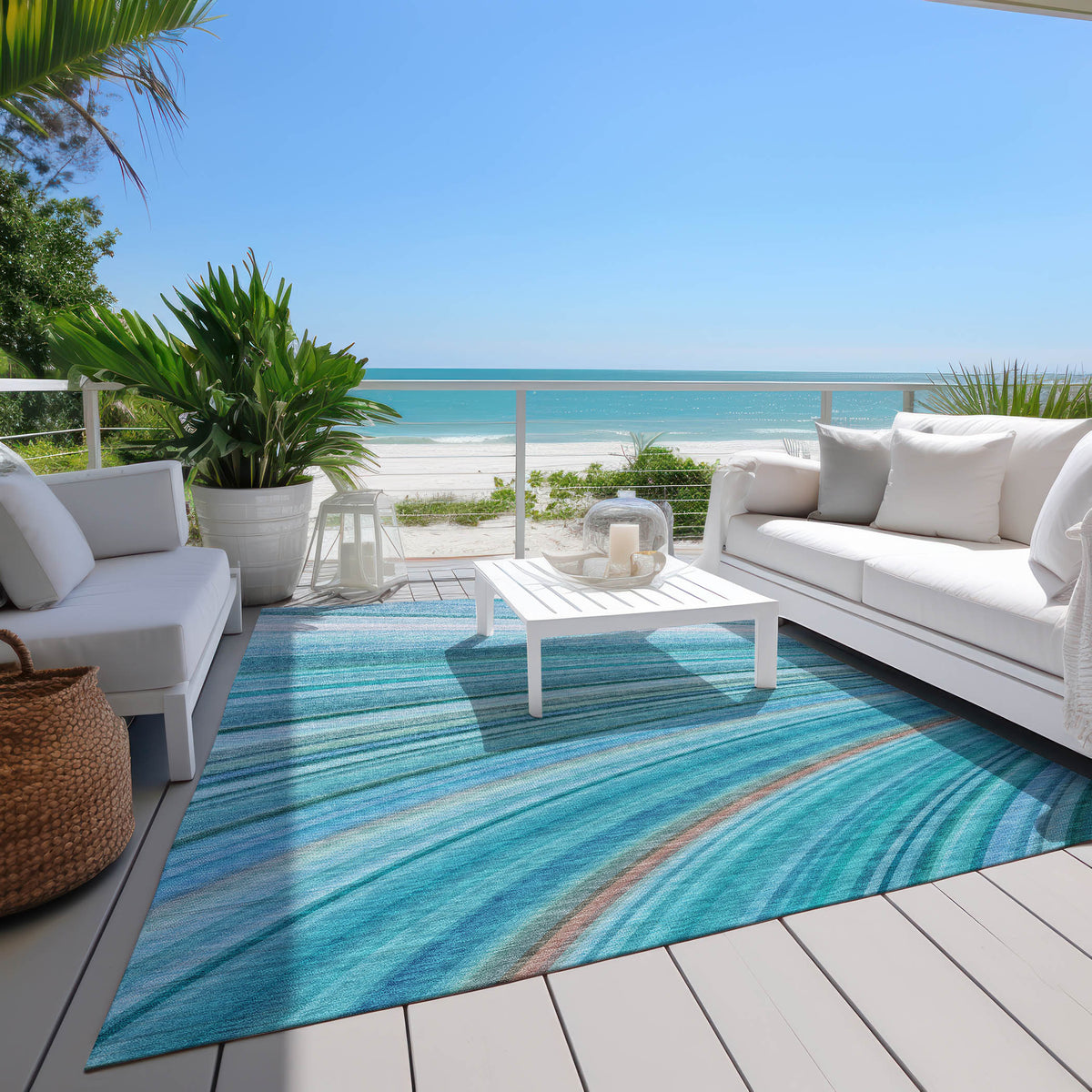 Addison Chantille ACN585 Teal Rug