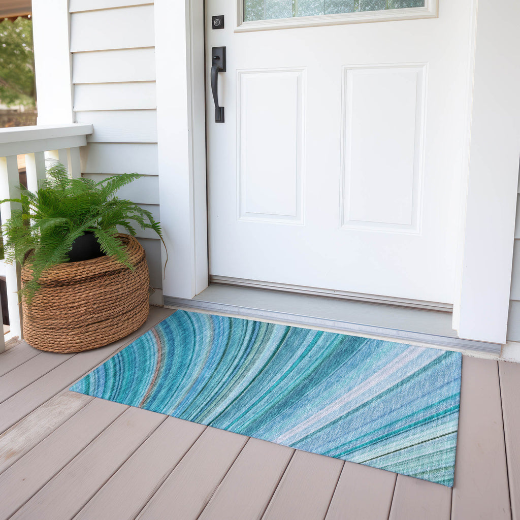 addison chantille acn585 teal rug
