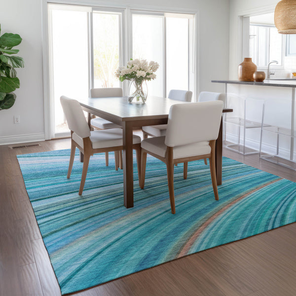 Addison Chantille ACN585 Teal Rug