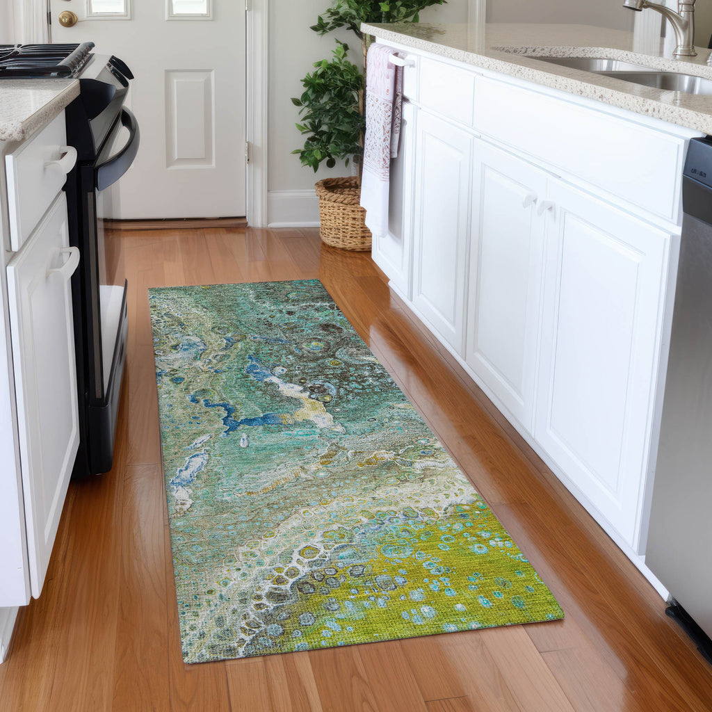 addison chantille acn588 teal rug