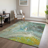 addison chantille acn588 teal rug