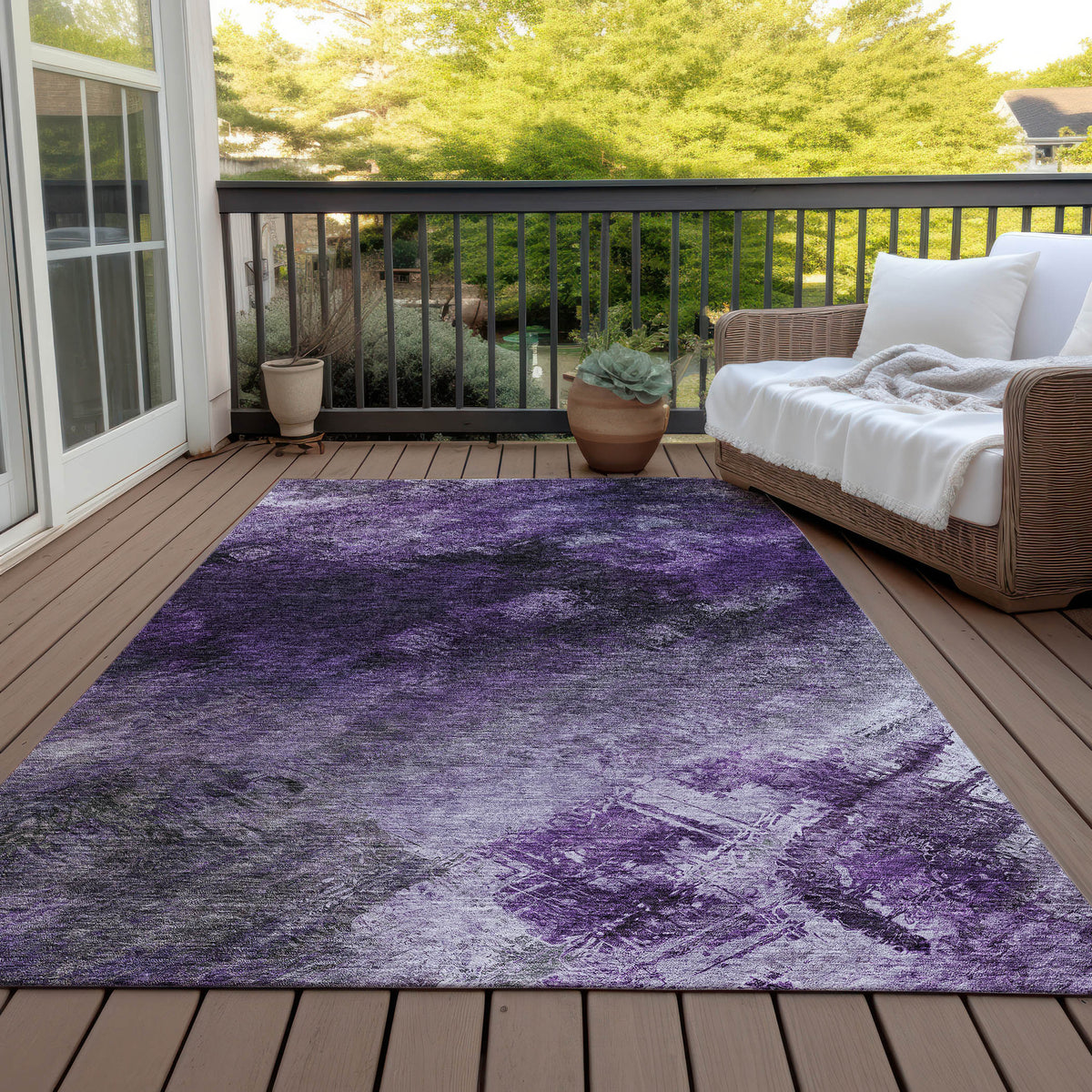 Addison Chantille ACN590 Purple Rug