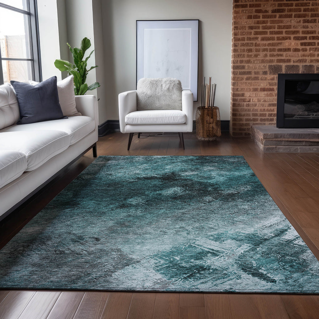 addison chantille acn590 teal rug