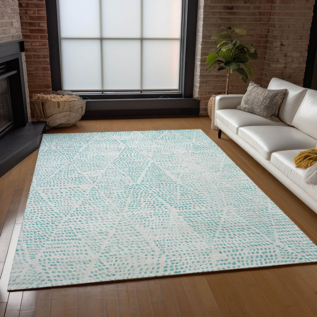 addison chantille acn591 aqua rug