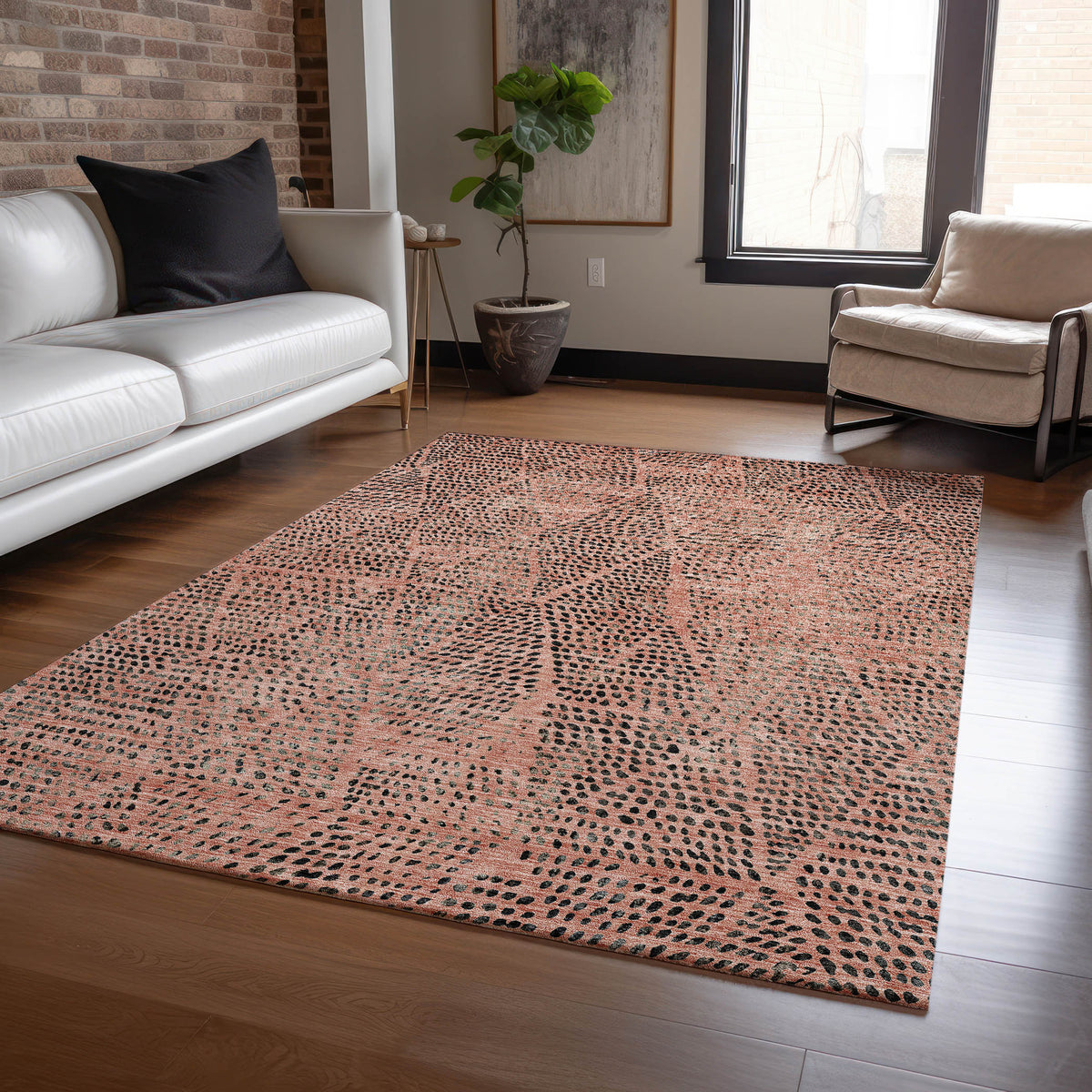 addison chantille acn591 salmon rug