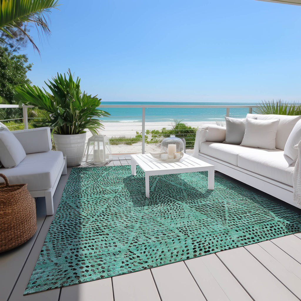 addison chantille acn591 teal rug