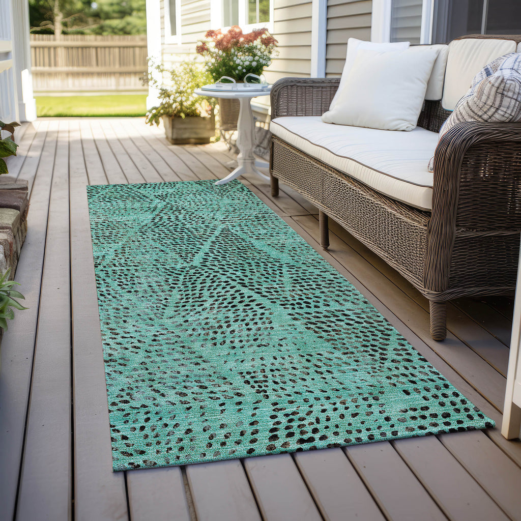 addison chantille acn591 teal rug