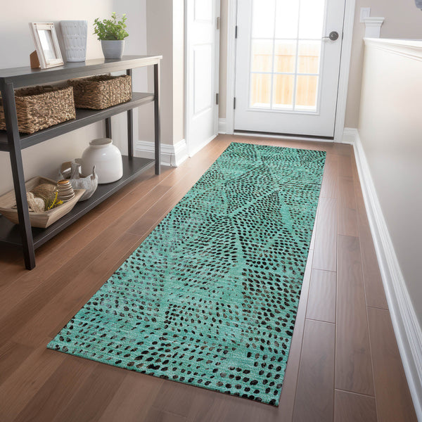 addison chantille acn591 teal rug