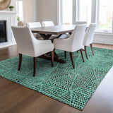 addison chantille acn591 teal rug
