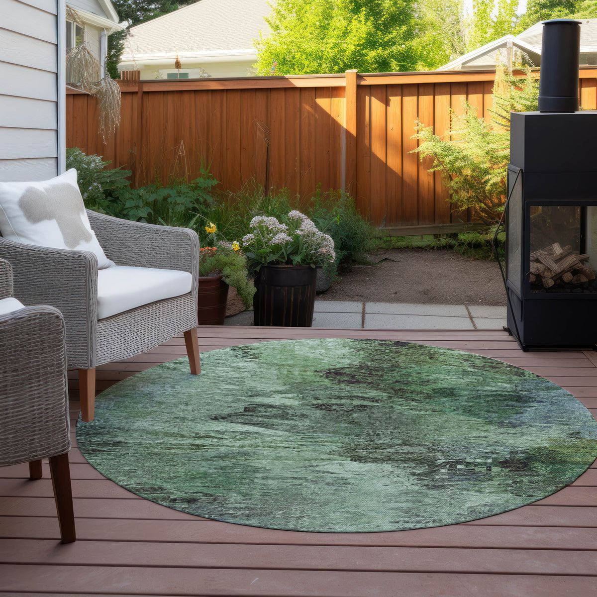 Addison Chantille ACN592 Green Rug
