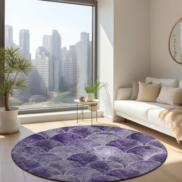 addison chantille acn594 purple rug