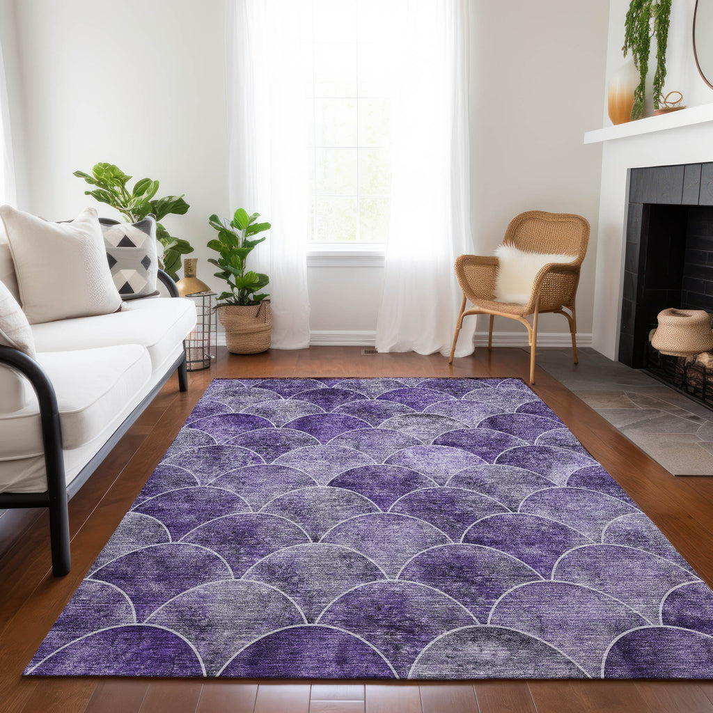 addison chantille acn594 purple rug