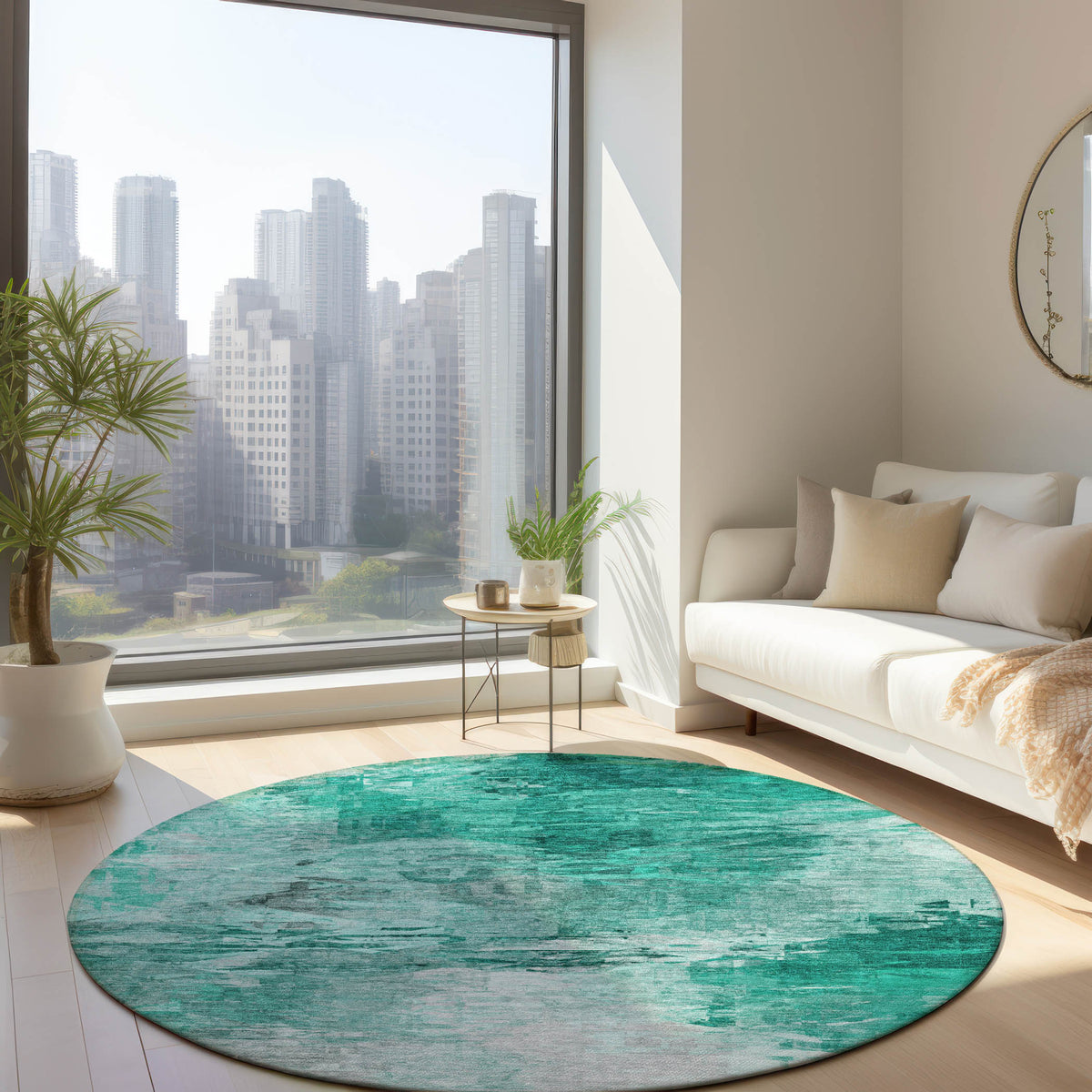 addison chantille acn595 teal rug
