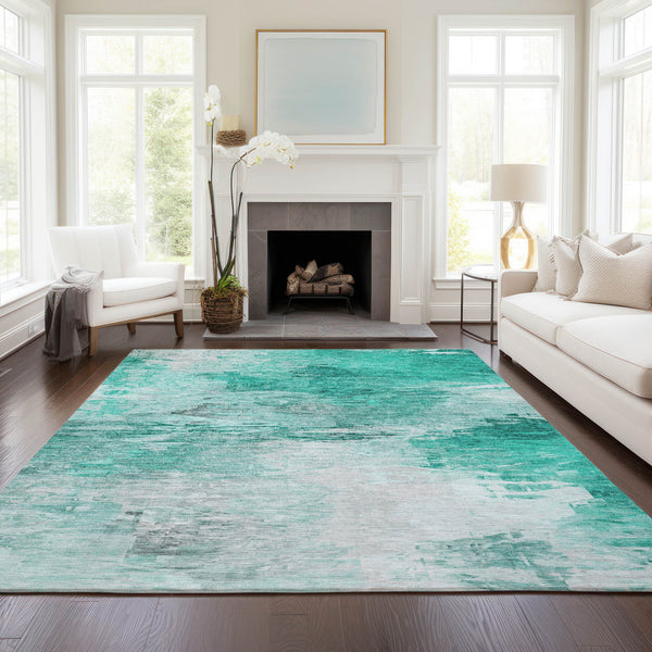 addison chantille acn595 teal rug