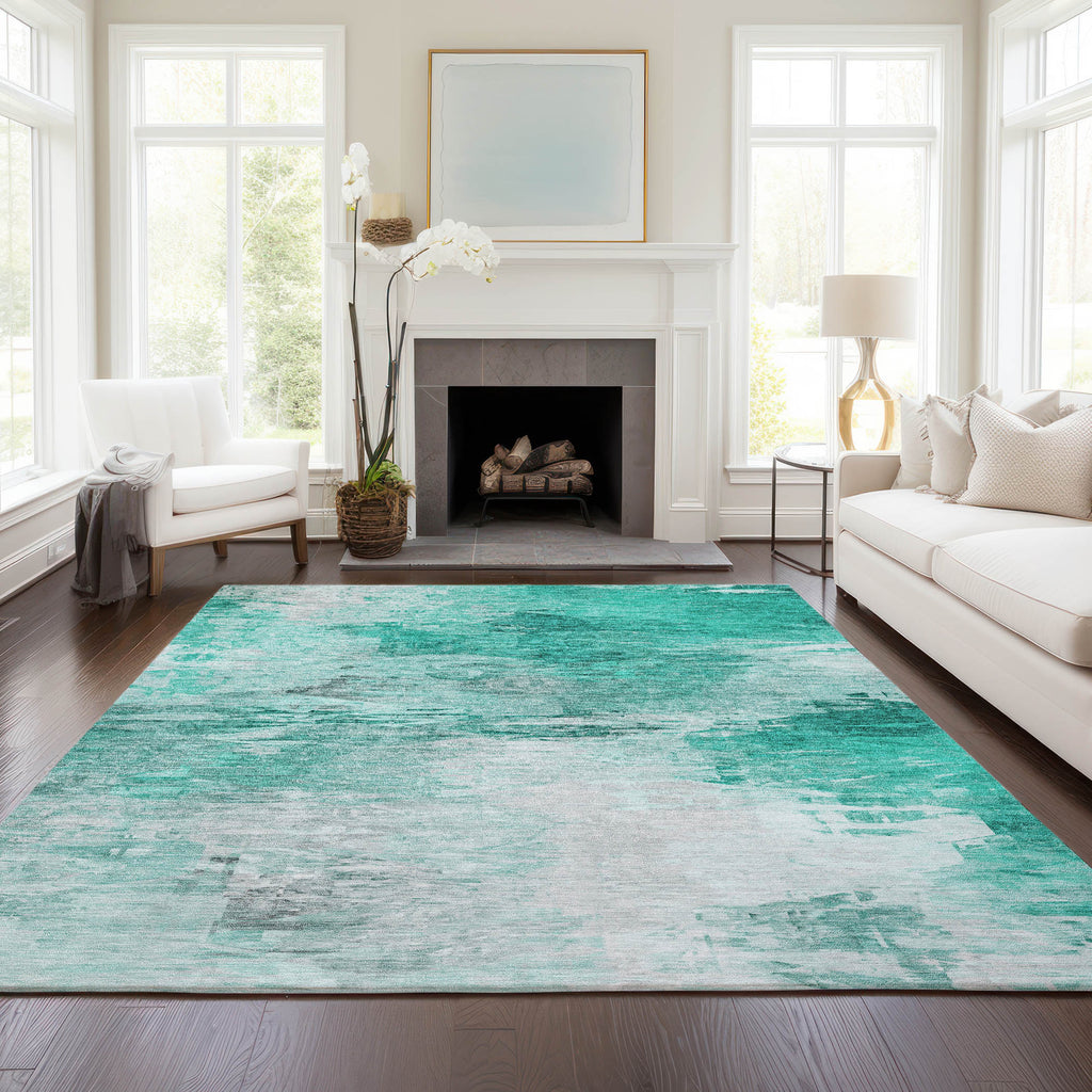 addison chantille acn595 teal rug
